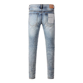 Purple Brand Jeans Pure Cotton High Street Trend